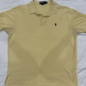Polo by Ralph Lauren Short Sleeved Used Men's Size XL - Yellow - Hi-Lo